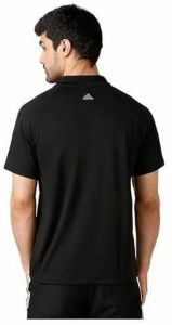 Adidas Mens Black Performance Polo T-Shirt