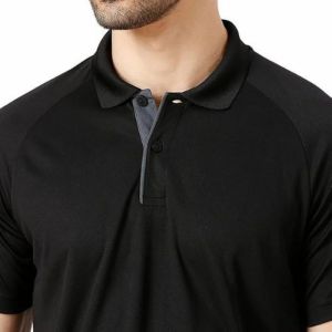 Adidas Mens Black Performance Polo T-Shirt