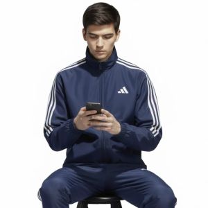 Adidas Mens Navy Sports Tracksuit