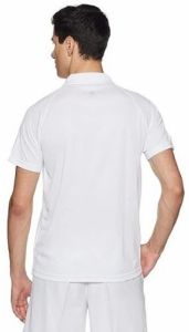 Adidas Mens White Dri-Fit Polo T-Shirt