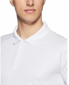 Adidas Mens White Dri-Fit Polo T-Shirt