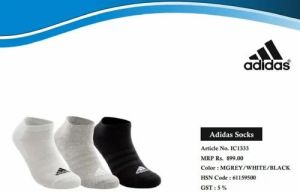 Adidas No Show Low Cut Unisex Sports Socks