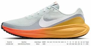 Nike Revolution 8 Mens Road Running Shoes