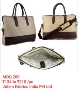 Jute Laptop Bags