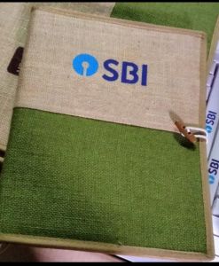 Jute File Folder