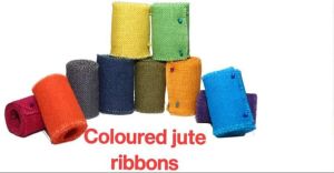 Coloured Jute Ribbons