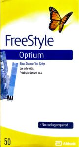 Abbott Freestyle Optium Glucose Test Strips