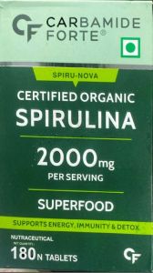 Carbamide Forte Spirulina 2000mg Certified Organic Tablets
