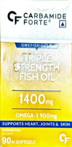 Carbamide Forte Triple Strength Fish Oil 1400mg Softgels