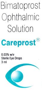 Careprost 0.03% Bimatoprost Eye Drops