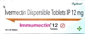 Immumectin 12mg Ivermectin Dispersible Tablets