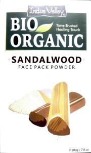 Indus Valley Bio Organic Sandalwood Face Pack Powder