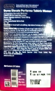 Durex Elevate Performa Tablets for Women