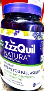 Zzzquil Natura Melatonin Sleep Gummies