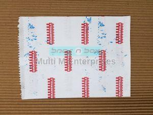 White Printed Paper Grocery Bags