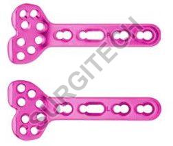 2.4/2.7mm Locking Volar Column Distal Radius Plate with 8 Head Holes