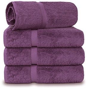 Purple Turkish Cotton Bath Towels
