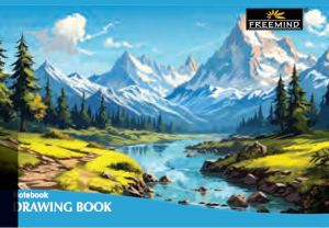 120 GSM 36 Pages Unruled Center Staple Drawing Book