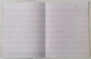 A4 72 Pages Smooth Finish Student Study Writing Notebook