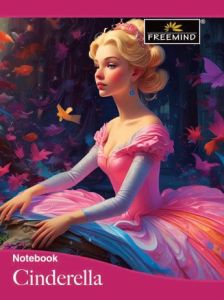 Cinderella Theme 120 Pages Center Staple Soft Cover School Notebook