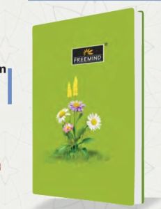 Floral Art 160 Pages Mini Hardbound Notebook