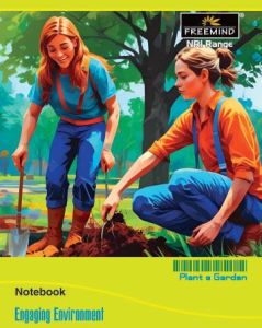 Plant a Garden Theme 240 Pages School Notebook