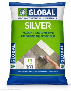 Global Silver Floor Tile  Adhesive