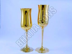 Brass Goblet Flute