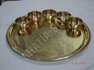 Brass Thali Set