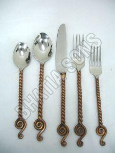 Bronze Handle Cutlery Set
