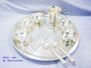 Silver Thali Set