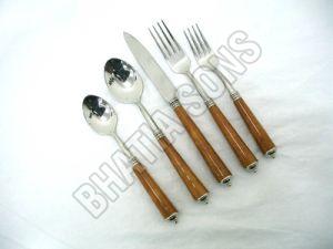 Wooden Handle Cutlery Set