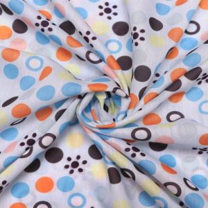Printed Muslin Fabric