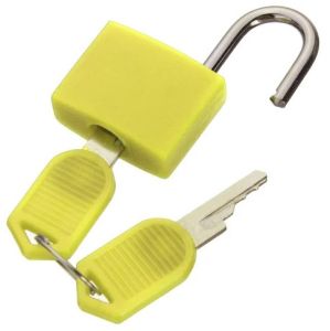 Plastic Coated Brass Padlock