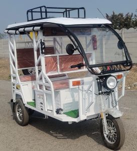 White E-Rickshaw