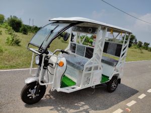 White E-Rickshaw