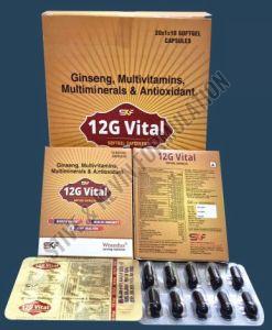 12G Vital Ginseng Multivitamins Multiminerals Solfgel Capsules