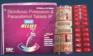 Diclofenac Potassium and Paracetamol Relief Tablet