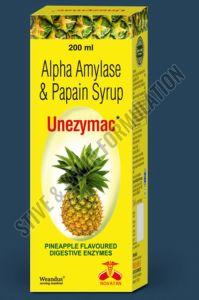 Alpha Amylase AND Papain Syrup