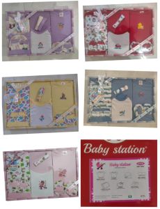 8 Pieces Navy Zone Newborn Baby Gift Set