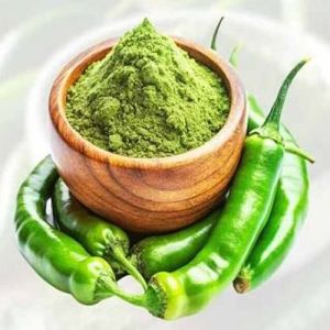Dehydrated Green Chilli Powder