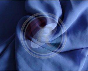 Blue Plain Georgette Fabric