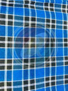 Check Print Polyester Fabric