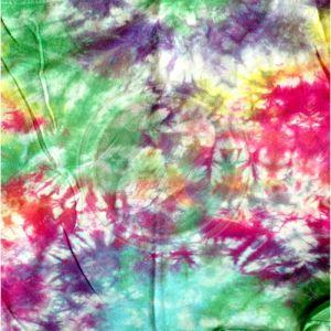 Multi Tie Dyed Cotton Fabric