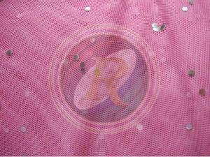 Pink Mesh Fabric