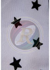 Star Print Mesh Fabric