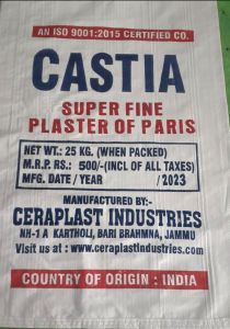Ceiling Grade Plaster of Paris