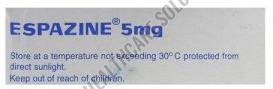 5 MG Espazine Tablets