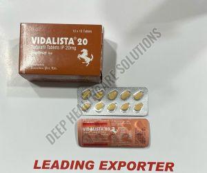Vidalista 20mg Tablets