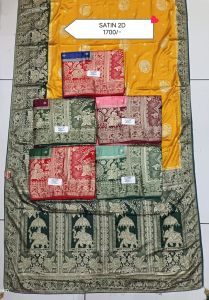 Satin 2D Sarees